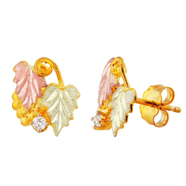 01277-600x600 Black Hills Gold Diamond Earrings