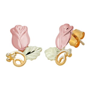 01654-300x300 Landstrom's Black Hills Gold Rose Earrings