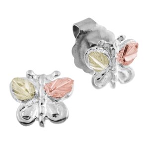 01668ss-gold-on-silver-butterfly-earrings-300x300 Black Hills Silver Post Butterfly Earrings