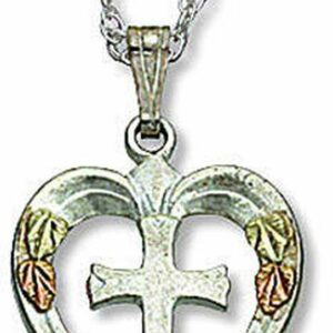 03389-SS-300x300 Cross in Heart Pendant, in Sterling Silver