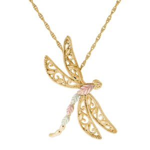 25632-300x300 Mt Rushmore Black Hills Gold Dragonfly Pendant