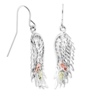 ER1932-SS-300x300 Sterling Silver Angel Wing Earrings