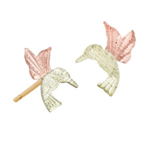 ER545-300x300 Black Hills Gold Hummingbird Post Earrings