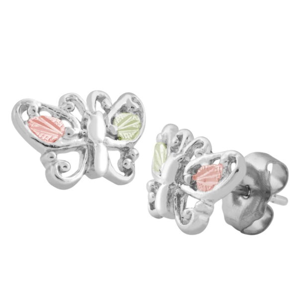 ER610-SS-600x600 Black Hills Silver Butterfly Earrings