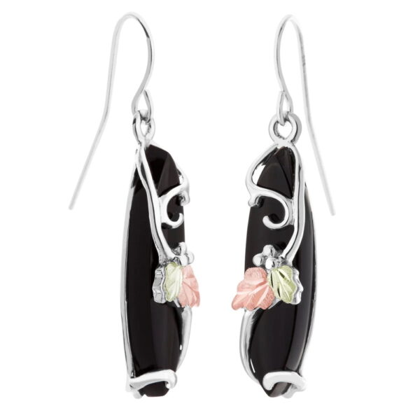 ER990-SS-600x600 Black Hills Silver Onyx Earrings