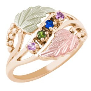 Gold Birthstone Rings