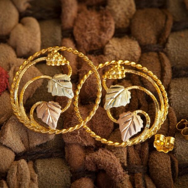GLER81-facebook-600x600 Black Hills Gold Circular Earrings
