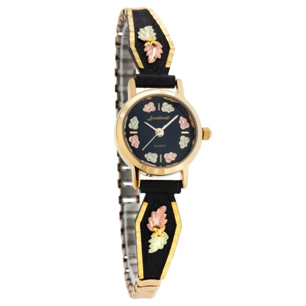 GLL931009250-600x600 Ladies Landstroms Black Hills Gold Watch with Black Powder Coat Band