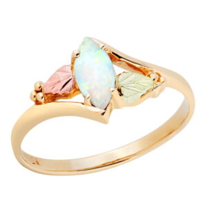 LR2948-300x300 Ladies Black Hills Gold Opal Ring