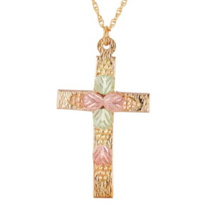 M601-300x300 Black Hills Gold Ladies Cross Pendant