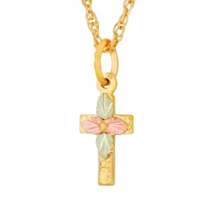 M611-18-300x300 Ladies Black Hills Gold Cross Pendant