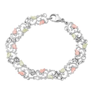 MRLBR3003-300x300 Sterling Silver Scrolling Vines Bracelet