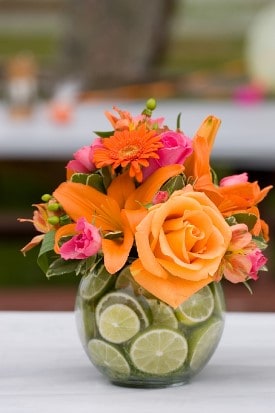 Orange-Wedding-Flowers Irresistible Decoration Tips for Summer Weddings