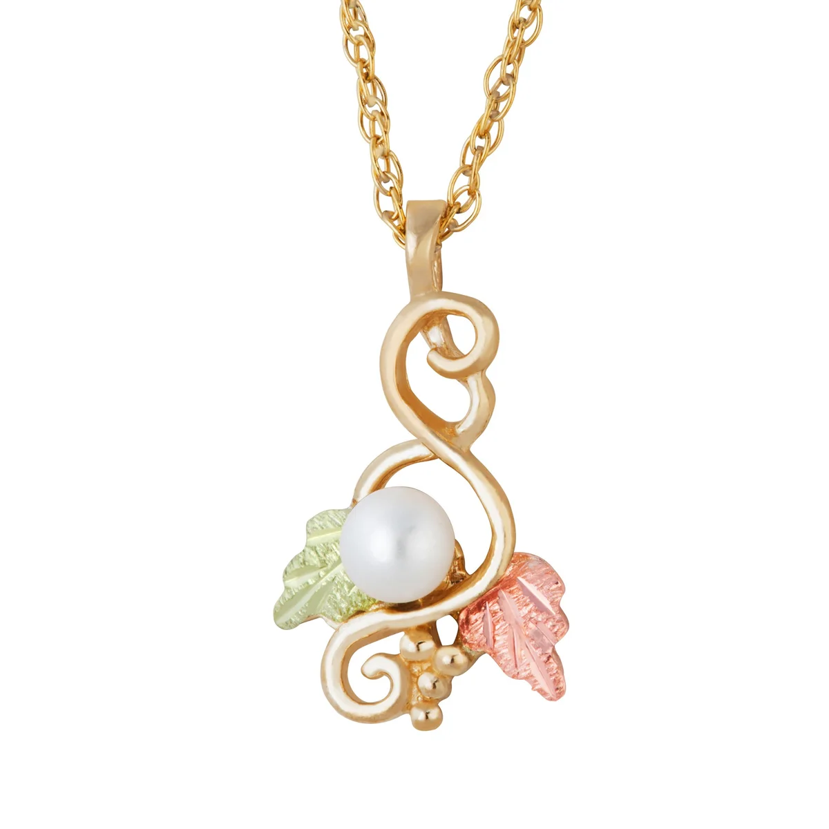 10 gram gold pearl necklace sales