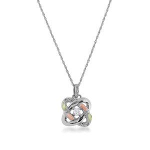 PE808-SS-300x300 Black Hills Silver Love Knot Pendant