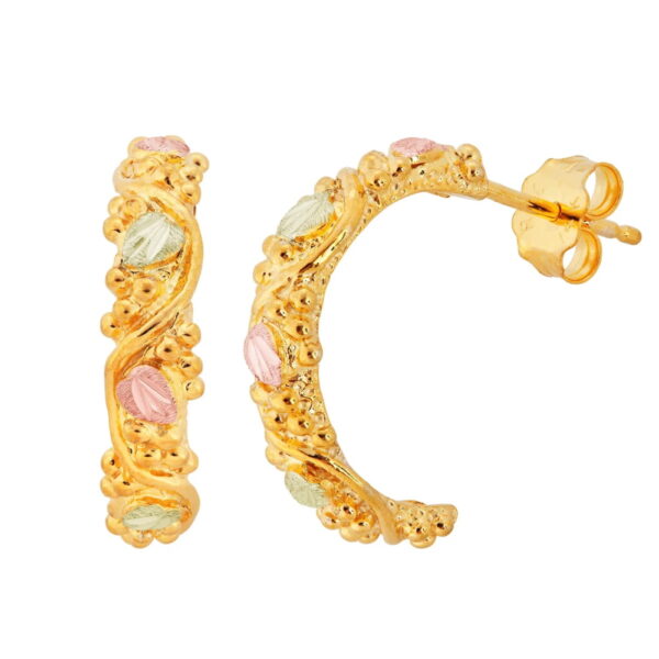 er561-landstroms-gold-earrings-600x600 Black Hills Gold Earrings