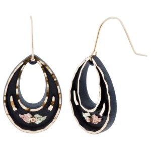 gc50696-brsh_lg-300x300 Black Hills Gold Alloy Teardrop Shepherd Hook Earrings