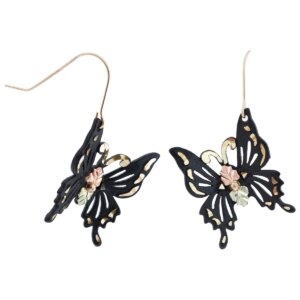 gc50719br-sh_lg-300x300 Black Hills Gold and Black Butterfly Earrings