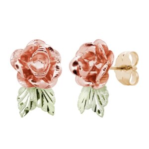 gc5528_lg-300x300 Black Hills Gold Blooming Rose Post Earrings