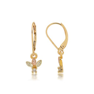 ER1463x-300x300 Landstroms Black Hills Gold Diamond Dangle Earrings