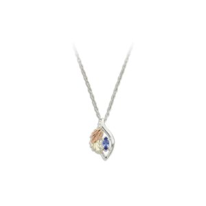 PE3778-455-SS-300x300 Sterling Black Hills Silver Tanzanite Pendant