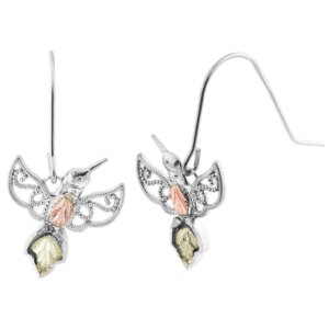 black-hills-gold-and-silver-hummingbird-shepherd-hook-earrings-300x300 Black Hills Gold and Silver Hummingbird Shepherd Hook Earrings