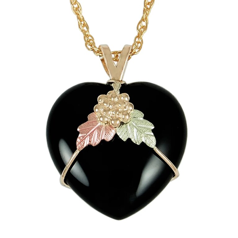 black-hills-gold-heart-onyx-pendant-768x768 Black Hills Gold Heart Onyx Pendant