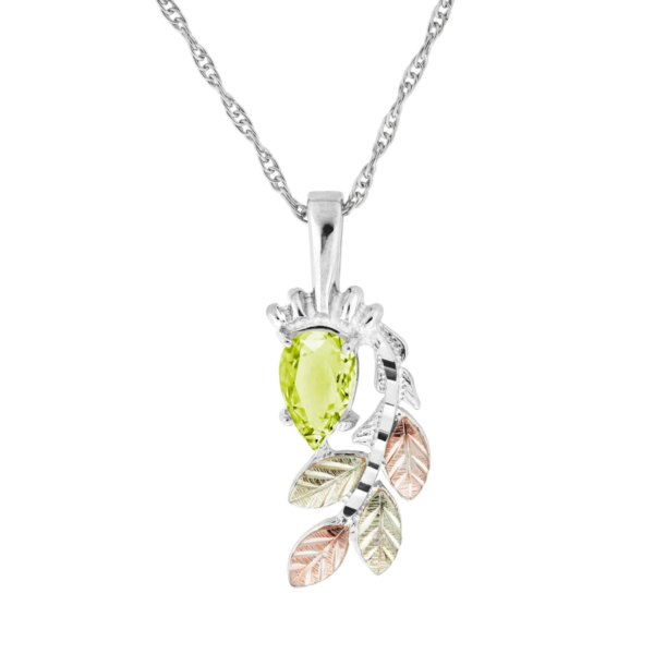 black-hills-gold-and-silver-cascading-peridot-pendant-600x600 Black Hills Gold and Silver Cascading Peridot Pendant