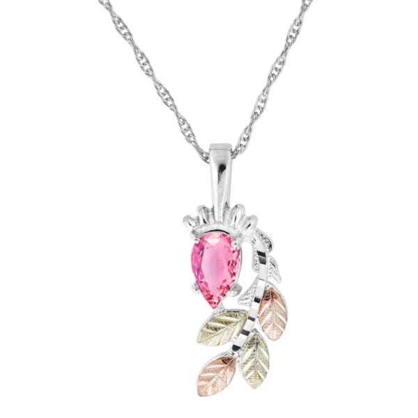 black-hills-gold-and-silver-cascading-pink-cubic-zirconia-pendant-600x600 Black Hills Gold and Silver Cascading Pink Cubic Zirconia Pendant
