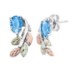 black-hills-gold-cascading-blue-topaz-earrings-300x300 Black Hills Gold and Silver Cascading Blue Topaz Earrings