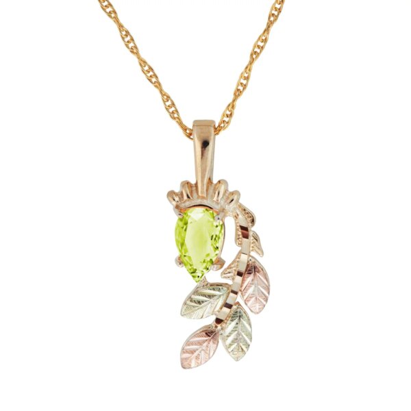 black-hills-gold-cascading-peridot-pendant-600x600 Black Hills Gold Cascading Peridot Pendant