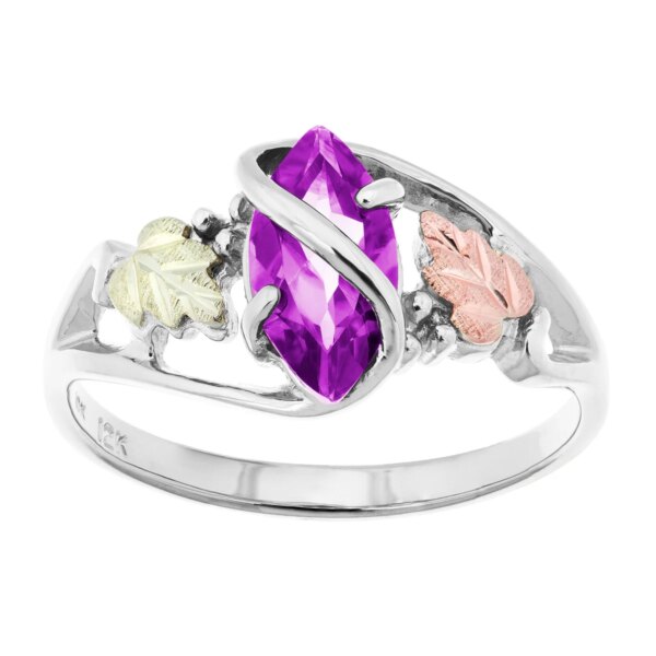 black-hills-gold-and-silver-amethyst-ring-600x600 Black Hills Gold and Silver Ladies Amethyst Ring