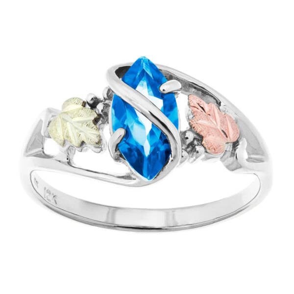 black-hills-gold-and-silver-blue-topaz-ring-600x600 Black Hills Gold and Silver Ladies Blue Topaz Ring