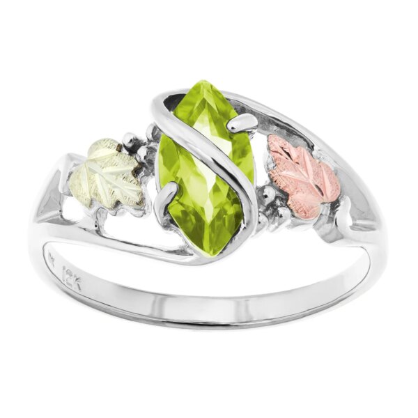 black-hills-gold-and-silver-peridot-ring-600x600 Black Hills Gold and Silver Ladies Peridot Ring