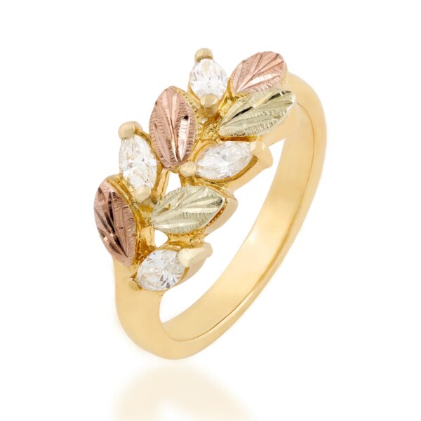 ladies-black-hills-gold-marquis-diamond-ring-2-600x600 Ladies Black Hills Gold Marquis Diamond Ring