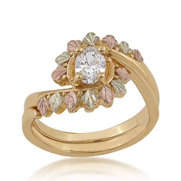 ladies-black-hills-gold-oval-diamond-engagement-ring-set-600x600 Ladies Black Hills Gold Oval Diamond Engagement Ring