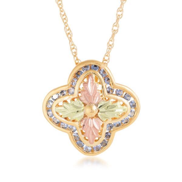 black-hills-gold-alahambra-sapphire-pendant-600x600 Black Hills Gold Sapphire Alahambra Pendant