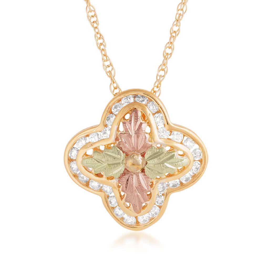 Landstroms Black Hills Gold Alahambra Pendant G LPE4051D